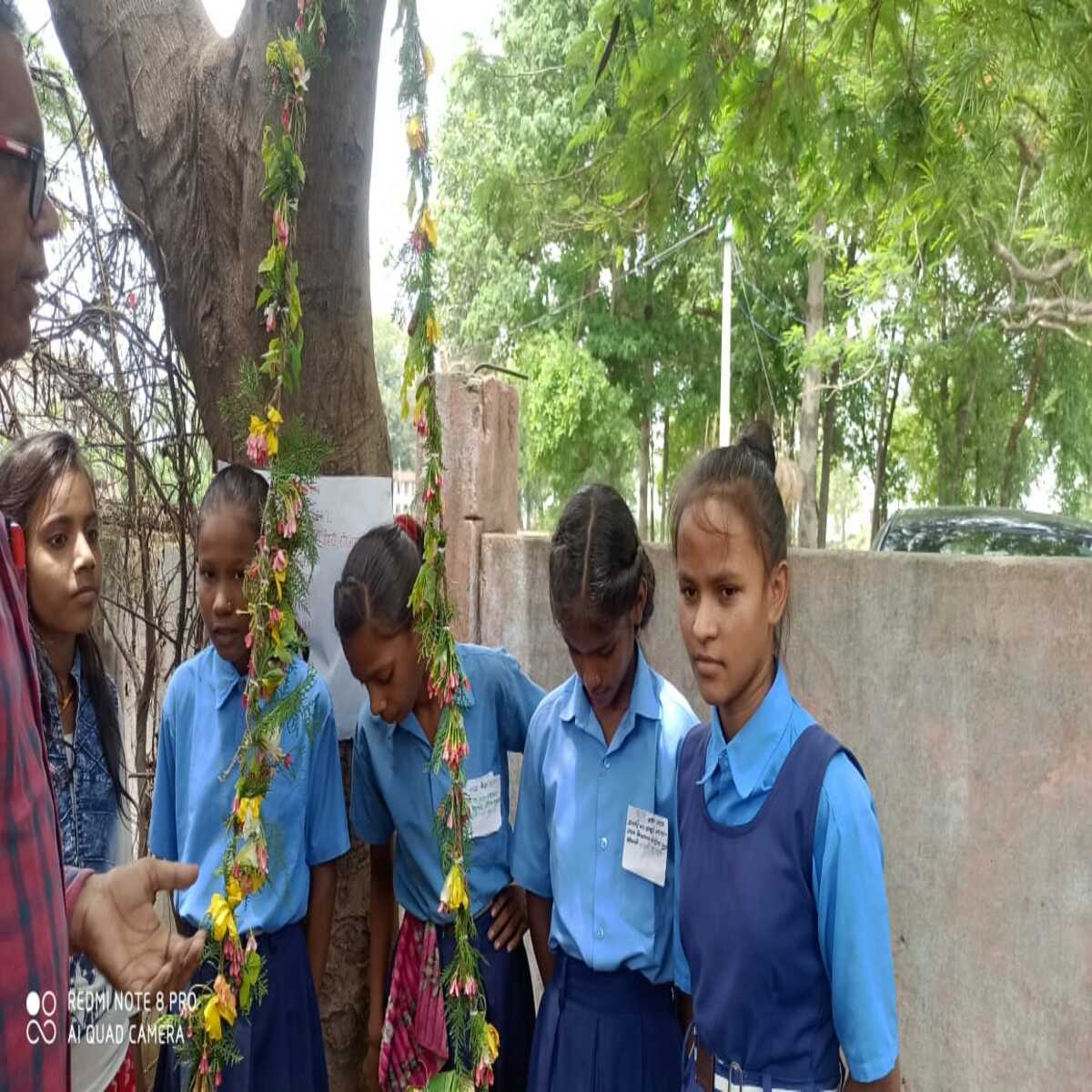 स्कूल के बच्चों ने