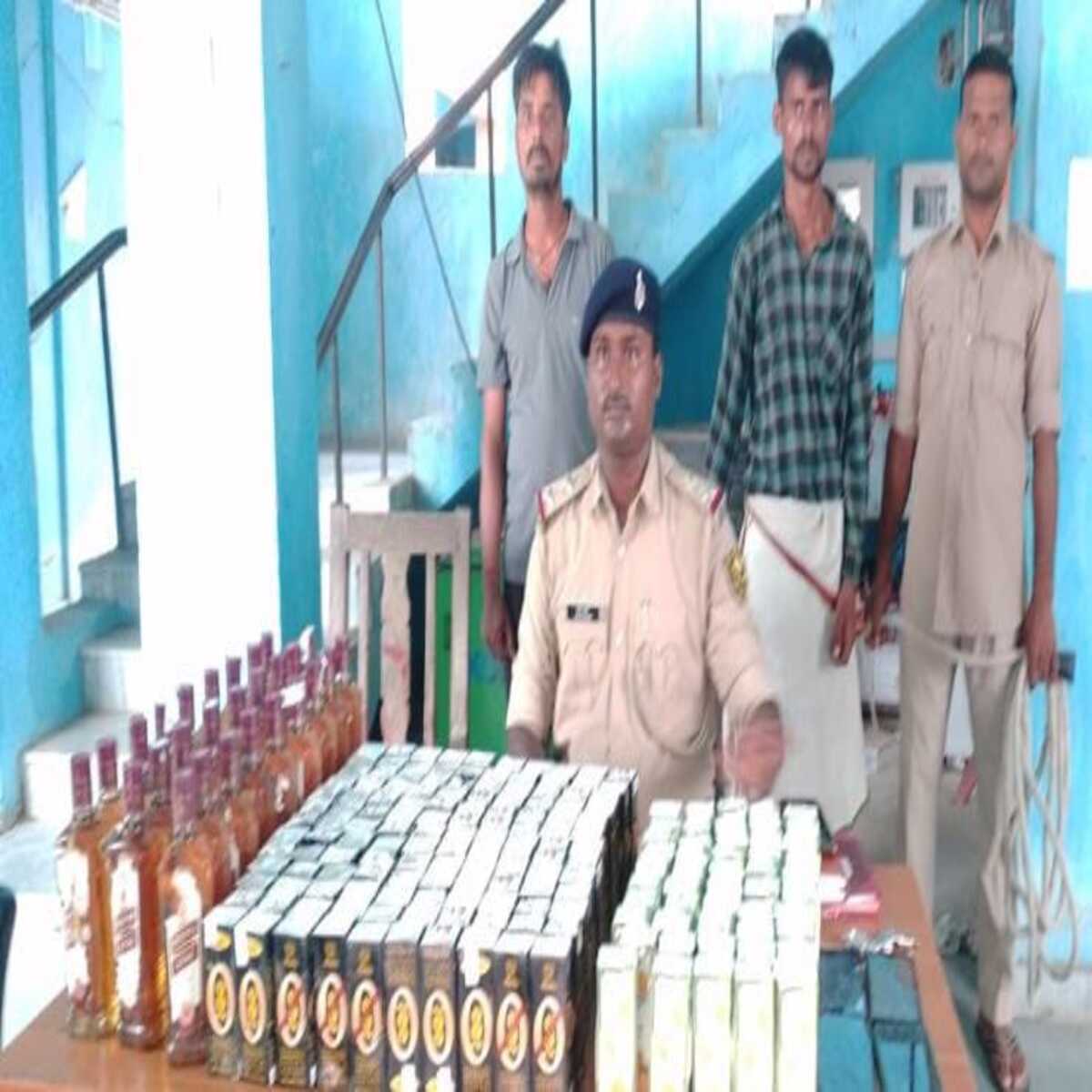 207 पीस शराब के